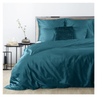 Tyrkysové posteľné obliečky DINA z vysoko kvalitného bavlneného saténu 140x200 cm, 70x80 cm