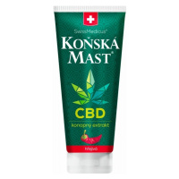 SWISSMEDICUS Konská masť s CBD hrejivá 200 ml