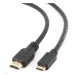 GEMBIRD Kábel HDMI - HDMI mini 1,8m (v1.4, pozlátené kontakty, tienený)