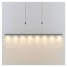 Lucande Stakato závesné LED 8-pl. 180 cm dlhé