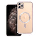 Silikónové puzdro na Apple iPhone 11 Pro Max Electro Mag ružovo-zlaté
