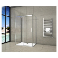 H K - Triestenný sprchovací kút HARMONY U3 90x100x90cm L/P varianta vrátane sprchovej vaničky z 