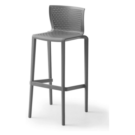 Sivé barové stoličky