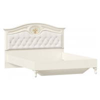 Manželská posteľ bez roštu valentina 180x200cm - alabaster