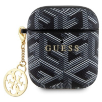 Guess PU G Cube Charm Puzdro pre AirPods 1/2 Black