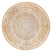 Kusový koberec Twin Supreme 105799 Ochre kruh – na ven i na doma - 140x140 (průměr) kruh cm NORT