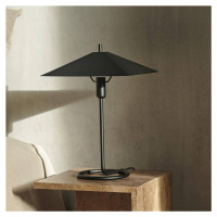 Ferm LIVING Stolná lampa Filo, čierna, hranatá, železo, 43 cm