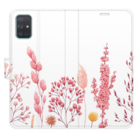 Flipové puzdro iSaprio - Pink Flowers 03 - Samsung Galaxy A71