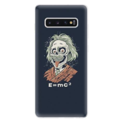 Odolné silikónové puzdro iSaprio - Einstein 01 - Samsung Galaxy S10+