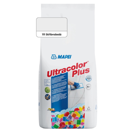 Mapei Škárovacia hmota Ultracolor Plus 2 kg, 111 striebornosivá