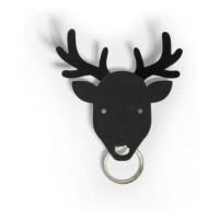 Vešiačik na kľúče Qualy Deer Key Holder, jeleň čierny