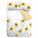 Žlto-biele obliečky 200x200 cm Painted Sun - Catherine Lansfield