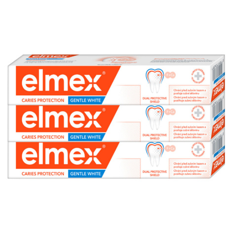 ELMEX Caries Protectdion Whitening zubná pasta 3 x 75 ml