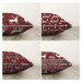 Súprava 4 vianočných žinylkových obliečok na vankúš Minimalist Cushion Covers Tartan, 55 x 55 cm