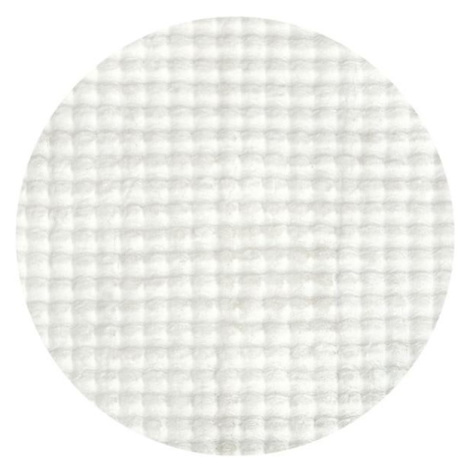 Biely umývateľný okrúhly koberec ø 200 cm Bubble White – Mila Home
