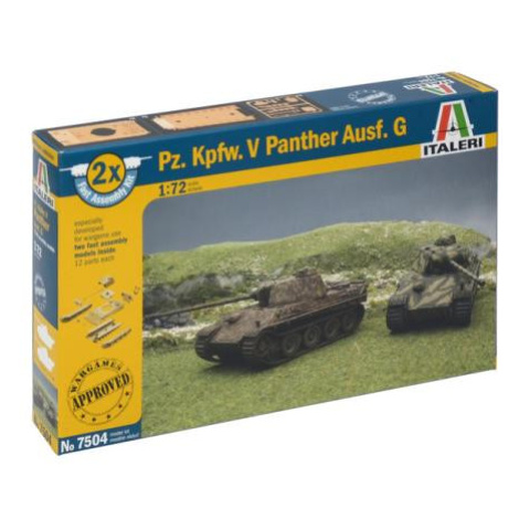 Fast Assembly tanky 7504 - Pz.Kpfw.V PANTHER Ausf.G (1:72)