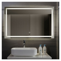 AQUAMARIN kúpeľňové zrkadlo s LED osvetlením, 110 x 70 cm