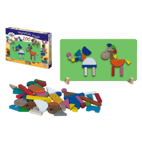 Detoa Puzzle magnetické Zoo 44 dielikov