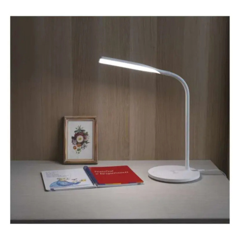 LED stolná lampa OSCAR, biela EMOS