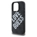 Guess PU Leather 4G Big Love Logo MagSafe kryt iPhone 16 Pro čierny