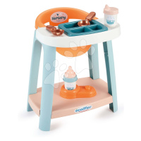 Jedálenská stolička Baby High Chair Vert Azur Écoiffier s doplnkami pre 30 cm bábiku od 18 mes