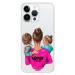 Odolné silikónové puzdro iSaprio - Super Mama - Boy and Girl - iPhone 15 Pro Max