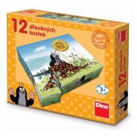 Drevené licenčné kocky Krtkov rok – 12 kociek