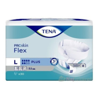TENA Flex Plus L inkontinenčné nohavičky s rýchloupevňovacím pásom 30 ks