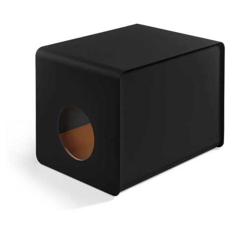 Čierny mačací záchod 41x54,5 cm Sito Black – MiaCara