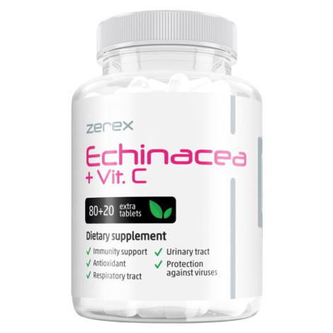 ZEREX Echinacea + Vitamín C - ochrana pred vírusmi a baktériami 100 mäkkých kapsúl