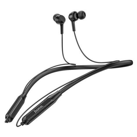 Bluetooth stereo slúchadlá, v5.0, na šport, mikrofón, magnetické, Hoco ES51 Era, čierne