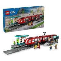 LEGO® City 60423 Električka a zastávka v centre mesta