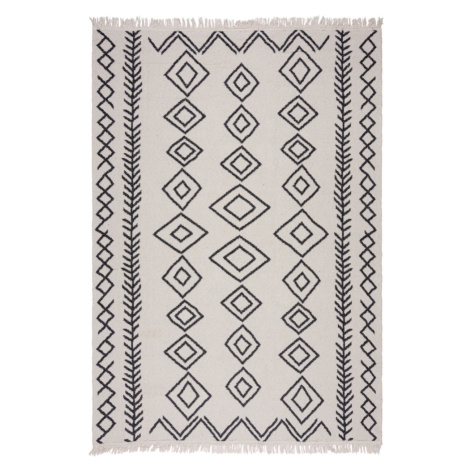 Kusový koberec Deuce Edie Recycled Rug Monochrome/Black - 80x150 cm Flair Rugs koberce