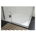 CERSANIT - JOTA rohový sprchovací kút - (90x90X195) priehľadné sklo - čierny, PRAVÝ S160-004