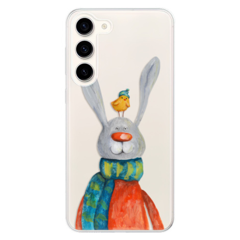 Odolné silikónové puzdro iSaprio - Rabbit And Bird - Samsung Galaxy S23+ 5G