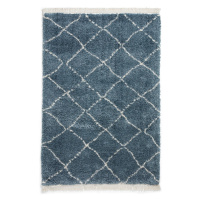 Modrý behúň 60x230 cm Boho – Think Rugs