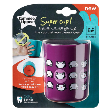 TOMMEE TIPPEE Neprevrátiteľný superhrdinský detský hrnček 6m+ 190 ml