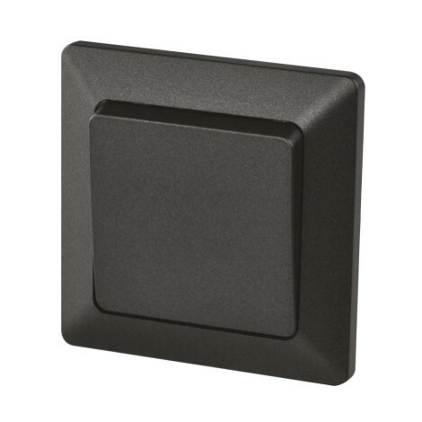 Ovládač tlačidlový zapínací 1/0, antracit EMOS