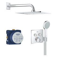 Sprchový systém Grohe Grohtherm SmartControl pod omietku vrátane podomietkového telesa chróm 347