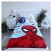 Červeno-modrá detská deka z mikroplyšu 100x150 cm Spiderman – Jerry Fabrics