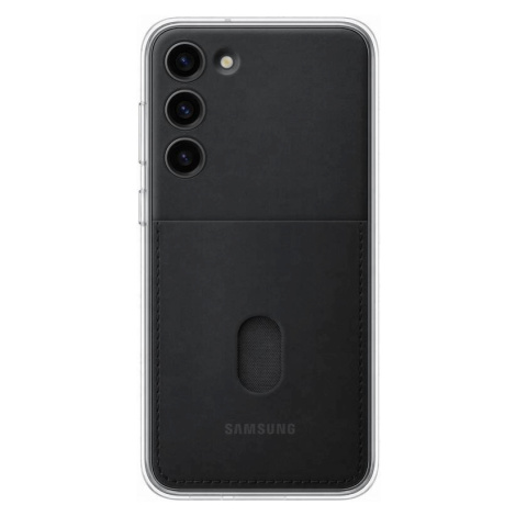Plastové puzdro Samsung na Samsung Galaxy S23+ 5G S916 EF-MS916CBE Frame Cover čierne