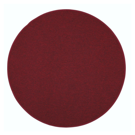 Kusový koberec Astra červená kruh - 67x67 (průměr) kruh cm Vopi koberce