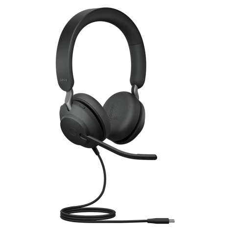 Jabra Evolve2 40 SE/Stereo/USB-C/Drôt/Čierna