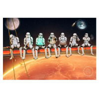 GBeye Star Wars Stormtrooper On Girders Poster 91,5 x 61 cm