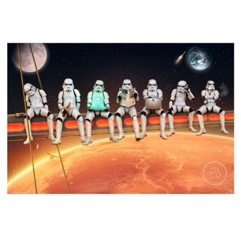 GBeye Star Wars Stormtrooper On Girders Poster 91,5 x 61 cm