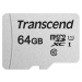 TRANSCEND MicroSDXC karta 64GB 300S, UHS-I U1, bez adaptéra