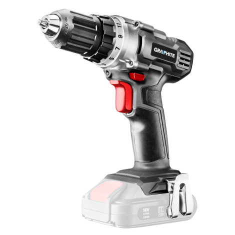 GRAPHITE Akumulátorový vŕtací skrutkovač Energy+ 18 V, Li-Ion, samoupevňovacie skľučovadlo 10 mm