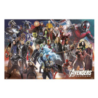 Plagát Avengers: Endgame - Line Up 003