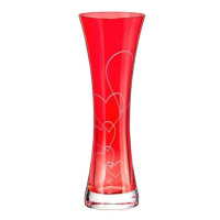 Crystalex Sklenená váza LOVE2 195 mm