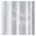 Biela žakarová záclona VIOLETTA 300x160 cm